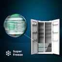 Cecotec Frigorífico Americano 2 Puertas Bolero CoolMarket SBS 430 Dark E. Side by Side de 430 L, Altura 176 cm y 84 cm Ancho, Sistema Multi Air Flow, Total No Frost, Motor Inverter Plus - 10