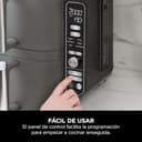 Ninja Double Stack XL Freidora de aire, 9,5 l, Doble cesta vertical, 4 niveles de cocción, 2 cestas y 2 rejillas, diseño para ahorrar más espacio, 6 funciones de cocción, 8 porciones, en gris, SL400EU - 9