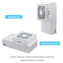 Mcbazel Ventilador para Xbox Series S, pantalla LED RGB, bajo ruido, 2 puertos USB adicionales, 3 niveles de velocidad ajustable, ventilador externo solo para consola Xbox Series S - 2