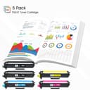 TN-243CMYK MFC L3750CDW Kompatibel für Brother TN243CMYK Toner für Brother MFC-L3750CDW DCP-L3550CDW HL-L3210CW MFC-L3770CDW HL-L3230CDW MFC-L3710CW TN 243CMKY TN247 TN-247 TN-243 5er-Pack - 4