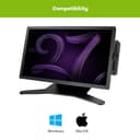 Wacom Cintiq Pro 27 Grafiktablett ohne Standfuß (4k-Auflösung, 26,9-Zoll-Display, HDR-Gamma, Pantone Validated, 99 % Adobe RGB, Neuer, drucksensitiver Pro Pen 3, Multi-Touch) Black - 6