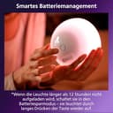 Philips Hue White & Color Ambiance Go Tischleuchte (530 lm), dimmbare LED Leuchte für das Hue Lichtsystem mit 16 Mio. Farben, smarte Lichtsteuerung über Sprache oder App, weiß - 6