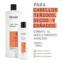 NIOXIN - Sistema 4 - Champú Fortalecedor - Para Cabello Teñido y Dañado con Debilitamiento Avanzado - Con Biotina y Niacinamida (1L) - 2