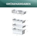 Hisense RF728N4SASE French Door Kühl-Gefrier-Kombination Premium Inox-Look - 5