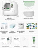 PETKIT PUROBOT MAX PRO 2 Self Cleaning Cat Litter Tray with AI Camera, Facial Recognition & Health Insights, Smart App & Odour Control Automatic Cat Litter Box, Quiet & Spacious for Multiple Cats - 9