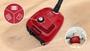 Bosch - Aspirador con Bolsa,Serie 4,Filtro higiénico PureAir, Rojo, BGB38RD2 - 5