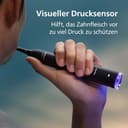 Philips Sonicare DiamondClean Smart 9400 elektrische Zahnbürste, Schallzahnbürste mit App, Drucksensor, Bürstenkopferkennung, 4 Putzmodi und 3 Intensitätsstufen, Schwarz, Modell HX9917/89 - 5