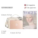 Gladdon Borsa a Tracolla da Donna Con 3 Scomparti Capienti - Cinghie Regolabili e Rimovibili in Tessuto Jacquard - Alla Moda - 6