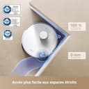 Mova P50Pro Ultra Robot Fregasuelos y Aspirador, 19000Pa Autovaciado Autolimpieza, Agua Caliente 75℃, Mopa Extensible, Navegación LDS+IA RGB, Evita Obstáculos (Iteración P10Pro) - 3