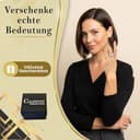 CASSINI | Damen Ring 925er Sterling Silber – Gebürstet & Poliert | Breiter Massivring für Frauen | Design Silberring Modern & Elegant | Ring Silber 925 Damen | Schmuck | Modell 3RAX52 - 5