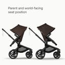 Bugaboo Fox 5 Renew All-Terrain Stroller, 2-in-1 Baby Pushchair, Full Suspension, Easy Fold, Extendable Toddler Seat, One-Handed Manoeuvrability, Black Chassis and Cocoa Brown Canopy - 6