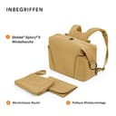 Stokke Xplory X Wickeltasche, Golden Yellow – Trageoption als Schultertasche oder Rucksack – Inklusive faltbarer Wickelunterlage & Beuteltasche – UPF 50+, wasserabweisend, leicht zu reinigen - 4