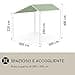 Blumfeldt Gazebo da giardino 3 x 3 m con telaio in alluminio, barnum pieghevole, tela rivestimento idrorepellente, pergola impermeabile, gazebo esterno con tetto impermeabile e resistente al vento, UV - 4