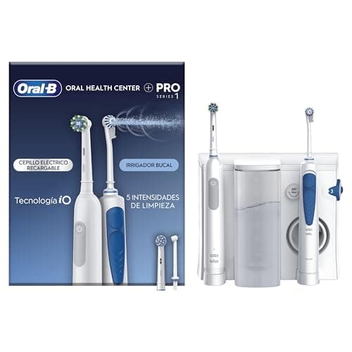 Braun Pro-1 + Irrigador Oxyjet - Cepillo Eléctrico + Irrigador Blanco Y Azul