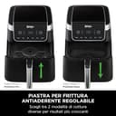 Ninja Friggitrice ad Aria MAX, 6.2L Digitale, 5 in 1, Antiaderente, Cottura Senza Olio, per Arrostire, Cuocere al Forno, Formato Famiglia, Cestello e Piastra Lavabili in Lavastoviglie, Grigio AF180EU - 3