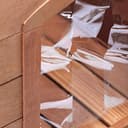 AqpetFriends Baita Cuccia in Legno da Esterno per Cani con Tetto Apribile e Tende Termiche incluse, Large 116x79x85h - 7