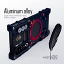 TECSHINE Metall-hülle für ASUS ROG Phone 8 Pro, für ROG 8 Handyhülle, Hülle, Metallrahmen Handy Case, Rüstung, Mechanische Monster, Handyschale -Schwarz - 5