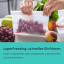 Siemens KG39NAIAU iQ500 Freistehende Kühl-Gefrier-Kombination, Gefrierbereich unten, 363 l, Total noFrost, hyperFresh, extrem leise, LED Beleuchtung, 203 x 60 cm, Gebürsteter Stahl AntiFingerprint - 8