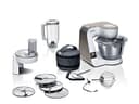 Bosch Serie 4 Planetaria MUM5XW20, 1000W, Ciotola in Acciaio Inox da 3,9 L, 7 Livelli di Velocità, Timer Integrato, Fruste, Gancio, Frullatore e Dischi Vari Inclusi, Lavabili in Lavastoviglie, Bianco - 4