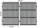 GFTIME 47.6 X 33.7CM Cast Iron Cooking Grates for Weber Genesis II E/S-310, EX315, 310/335 and Genesis LX E-340/S-340 Gas Grills, Pack of 2 - 2