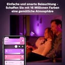 Philips Hue White & Color Ambiance Iris Tischleuchte (570 lm), dimmbare LED Leuchte für das Hue Lichtsystem mit 16 Mio. Farben, smarte Lichtsteuerung über Sprache oder App, weiß - 5