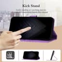 JayModCase Custodia per Oppo Realme GT Neo6 SE 5G con protezione per schermo, Custodia Pelle Sintetica Portafoglio con Magnetica a Scatto Slot per scheda Cavalletto per Realme GT Neo6 SE 5G - Viola - 5