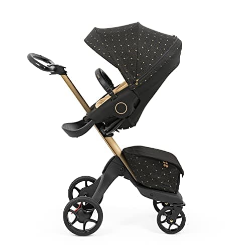 Stokke Xplory X, Signature - Luxury Pushchair - Adjustable for Both Baby & Parents’ Comfort - Padding, Harness & Reflective Zip for Added Safety - Folds in One Step
