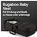 Bugaboo Baby Nest, Portable Carrycot with Carry Straps, Suitable for Pushchairs, Unfolds into a Cotton Mattress & Play Mat, Flat Lying Unit from Birth - Heritage Black - 2