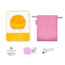 Foreo Luna Mini 3 Facial Cleansing Brush - Travel Accessories - Face Massager Electric, Ultra-Hygienic Silicone - Simple Face Wash - Electric Face Cleanser - App-Connected - Sunflower Yellow - 6