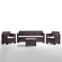 Bica 9068.3 Set Nebraska Salottino Da Giardino Con Divano, Marrone, 338x155x79 cm - 1