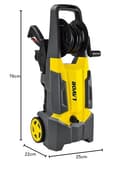 LAVOR Idropulitrice Ad Acqua Fredda DIVE EXTRA 135 Con Avvolgitubo, Accessorio Lavapatio, Spazzola, Fissa E Sonda Spurgatubi 6 Metri, Pressione 135 Bar Max, Portata 420 Litri Ora Max - 8