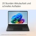 Microsoft Surface Laptop | Copilot+ PC | 15” Touchscreen | Snapdragon® X Elite (12 Kerne) | 16GB RAM | 512GB SSD | neuestes Modell, 7. Edition | Schwarz - 4