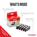 Multipack de tinta Canon - Cartuchos de tinta originales PGI-580/CLI-581 - Pack de 5 cartuchos (1 negro, 1 cian, 1 magenta, 1 amarillo y 1 negro de oficina) - 2