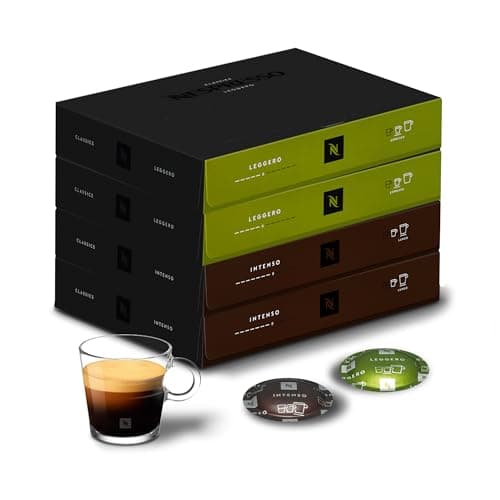 NESPRESSO Professional Leggero Espresso & Intenso Lungo, Compatible with B2B Coffee Machines, Capsule Set of 200 Coffee Capsules