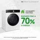 Samsung Lavatrice Bespoke AI WW11DB7B94GE/U3, Libera installazione, 11 Kg, Wifi, Ecodosatore, AI Energy Mode, Carica Frontale, Corpo: Bianco, Oblò e Pannello: Nero, 60l x 85h x 60p cm - 5