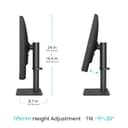 BenQ PV3200U 32" 4K UHD Monitor per video editing, 95% DCI-P3, 100% Rec.709/sRGB, audio 2.1, USB-C 65W, compatibile Mac, calibrazione in fabbrica e software, supporto ergonomico - 13