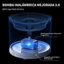 PETKIT EVERSWEET Fuente para Gatos 2L, Bomba Inalámbrica, Control de App, Bebedero Gatos Automatico, Ultrasilencioso, 3 Flujos de Agua, Filtro Triple, Ventana de Nivel de Agua, Luz Led - 2