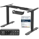 MAIDeSITe Scrivania Regolabile in Altezza, con un' altezza regolabile compresa tra 72 e 120 cm, dotata di 2 motori potenti e 4 tasti di memoria - T2 Pro - 1