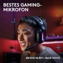 Logitech G G522 LIGHTSPEED, Kabelloses Gaming-Headset, Full-Band-Mikrofon, erweitertes Audio, Tri-Connect (LIGHTSPEED, Bluetooth, USB A auf C), LIGHTSYNC RGB, für PC,Nintendo Switch/Switch 2 – Schwarz - 3
