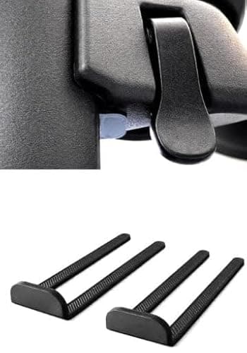 Armrest Stabilizer for Herman Miller Aeron Chairs – Fix Loose Flip-Lock Armrests, Easy Tool-Free Install, Wobble-Free Support (2-Pack)
