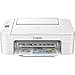 Canon PIXMA TS3351 - Stampante multifunzione a getto d'inchiostro a colori (stampa, scansione, copia, display LCD da 3,8 cm, WLAN, Print App, 4800 x 1200 Dpi), colore: Bianco - 3