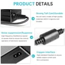 KFD 16V 2.5A Power Supply for Fujitsu ScanSnap iX500 iX1400 iX1600 SV600 S510 S500 S500M Scanner Canon Pixma TR150 iP90 iP100 iP110 iP90v K10249 Canon ImageFORMULA DR-C225 DR-C130 AC Adapter Charger - 6