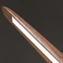 LED Wood Pendant Lamp Dining Table Pendant Lamp, Dimmable Modern Pendant Lamp Wood With Remote Control, Modern Straight Design Living Room Lamp Hanging For Kitchen Office Dining Room (brown, 130 cm) - 5