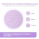 FOREO LUNA 4 - Cepillo de limpieza facial - Masajeador facial reafirmante - Cuidado antienvejecimiento - Mejora la absorción - Herramientas simples para el cuidado de la piel - Piel sensible - 6