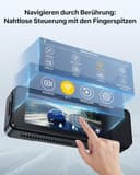 GKU Dashcam Auto Vorne Hinten, 4K/2,5K mit Touchscreen 3,18 Zoll, GPS 5G Wi-Fi Dash Cam, Dual Auto Kamera,64GB SD Karte,Parküberwachung,WDR,170° Weitwinkel,G-Sensor,Loop-Aufnahme,Max 256GB - 3