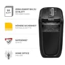Fellowes Aktenvernichter Powershred 60Cs, Partikelschnitt (P-4), 10 Blatt, für Zuhause/Home Office, mit patentierter SafeSense Technologie - 2