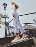 Geox Donna D Nebula 2.0 X BSneaker, Bianco Lt Gold, 40 EU - 3