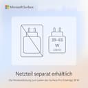 Microsoft Surface Pro (Netzteil separat erhältlich) | 5G | Copilot+ PC | 13” OLED Touchscreen | Snapdragon® X Elite (12 Kerne) | 16GB RAM | 512GB SSD | neuestes Modell, 11. Edition | Platin - 2