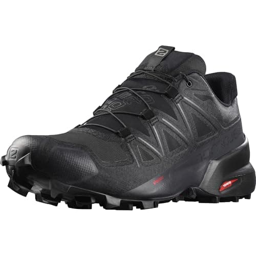 Salomon Speedcross 5 Gore-tex, Scarpe da Trail Running Donna, Black Black Phantom, 39 1/3 EU