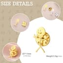 Dreamtimes Smiley Face Figurine Sign Language Spille per donne uomini in acciaio inox dito Stickman Trend Coppia Spilla Pin Punky e stravagante Spilla (Oro) - 5